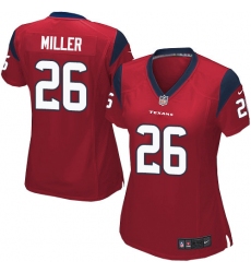 Women's Nike Houston Texans #26 Lamar Miller Game Red Alternate NFL Jersey