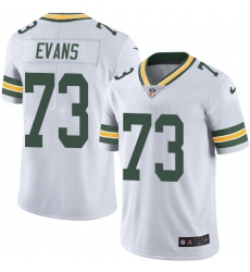 Men's Nike Green Bay Packers #73 Jahri Evans White Vapor Untouchable Limited Player NFL Jersey