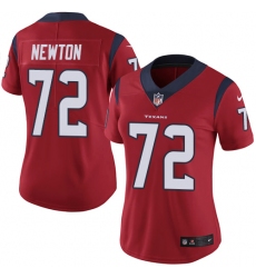 Women's Nike Houston Texans #72 Derek Newton Elite Red Alternate NFL Jersey