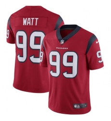 Men's Nike Houston Texans #99 J.J. Watt Limited Red Alternate Vapor Untouchable NFL Jersey