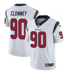 Youth Nike Houston Texans #90 Jadeveon Clowney Elite White NFL Jersey