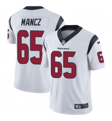 Youth Nike Houston Texans #65 Greg Mancz Elite White NFL Jersey