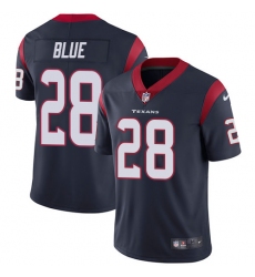 Youth Nike Houston Texans #28 Alfred Blue Elite Navy Blue Team Color NFL Jersey