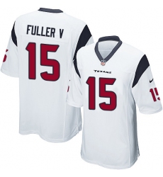 Men's Nike Houston Texans #15 Will Fuller V Game White NFL Jersey
