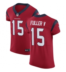 Men's Nike Houston Texans #15 Will Fuller V Red Alternate Vapor Untouchable Elite Player NFL Jersey