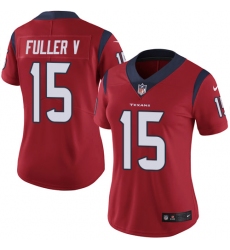 Women's Nike Houston Texans #15 Will Fuller V Elite Red Alternate NFL Jersey
