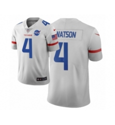 Men Houston Texans #4 Deshaun Watson White Vapor Limited City Edition Jersey