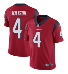 Youth Nike Houston Texans #4 Deshaun Watson Elite Red Alternate NFL Jersey