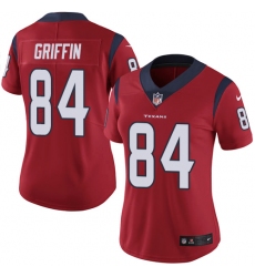 Women's Nike Houston Texans #84 Ryan Griffin Elite Red Alternate NFL Jersey