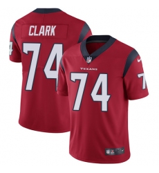 Youth Nike Houston Texans #74 Chris Clark Elite Red Alternate NFL Jersey