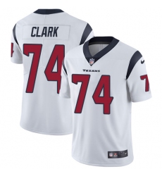 Youth Nike Houston Texans #74 Chris Clark Elite White NFL Jersey