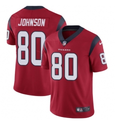 Youth Nike Houston Texans #80 Andre Johnson Elite Red Alternate NFL Jersey