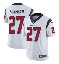 Youth Nike Houston Texans #27 D'Onta Foreman Elite White NFL Jersey
