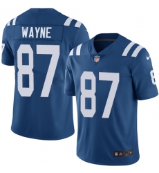 Youth Nike Indianapolis Colts #87 Reggie Wayne Elite Royal Blue Team Color NFL Jersey