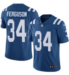 Youth Nike Indianapolis Colts #34 Josh Ferguson Elite Royal Blue Team Color NFL Jersey