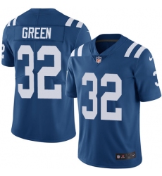 Youth Nike Indianapolis Colts #32 T.J. Green Royal Blue Team Color Vapor Untouchable Limited Player NFL Jersey
