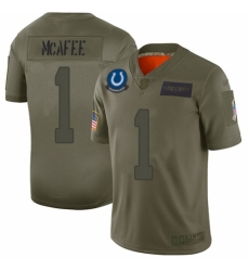 Women's Indianapolis Colts #1 Pat McAfee Limited Camo 2019 Salute to Service Football Jersey