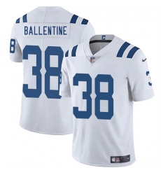 Men's Indianapolis Colts #38 Corey Ballentine White 2025 Vapor Limited Football Stitched Jersey
