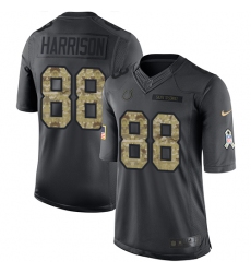 Youth Nike Indianapolis Colts #88 Marvin Harrison Limited Black 2016 Salute to Service NFL Jersey