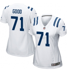 Women's Nike Indianapolis Colts #71 Denzelle Good Game White NFL Jersey