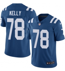 Men's Nike Indianapolis Colts #78 Ryan Kelly Royal Blue Team Color Vapor Untouchable Limited Player NFL Jersey