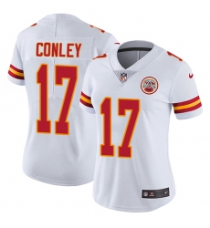 Women's Nike Kansas City Chiefs #17 Chris Conley Elite White NFL Jersey
