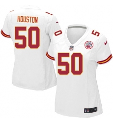 Women's Nike Kansas City Chiefs #50 Justin Houston Game White NFL Jersey