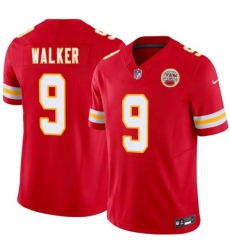 Men’s Kansas City Chiefs #9 Kenneth Walker III Red 2026 F.U.S.E. Vapor Untouchable Limited Stitched Football Jersey