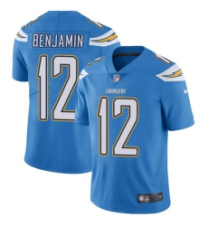 Youth Nike Los Angeles Chargers #12 Travis Benjamin Elite Electric Blue Alternate NFL Jersey