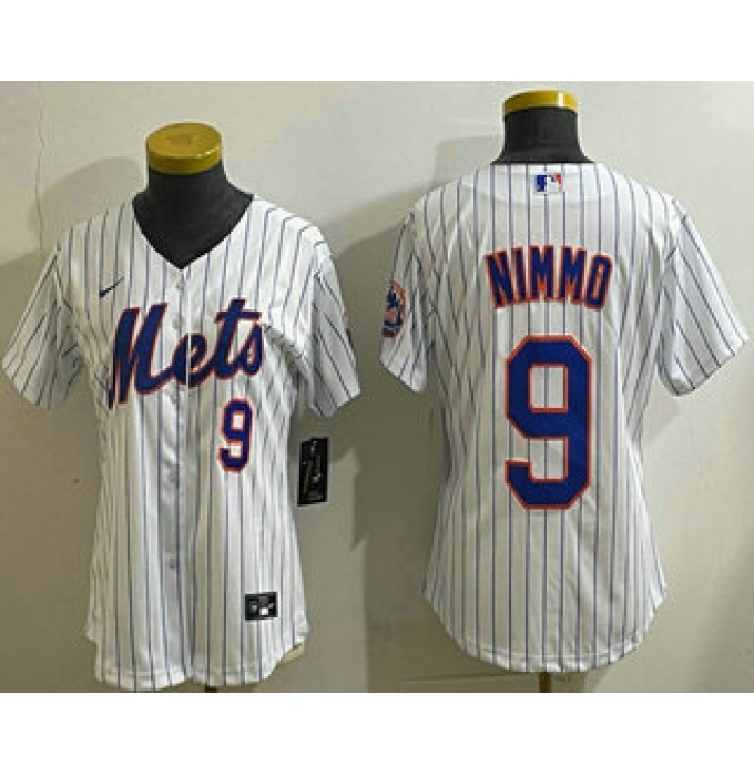 Women's Chicago Cubs #9 Miguel Amaya Number White Limited Jersey