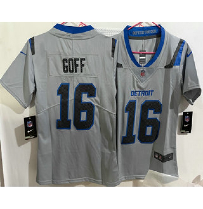 Women's Detroit Lions #16 Jared Goff 2026 Vapor Rivalries Collection Limited Stitched Jersey