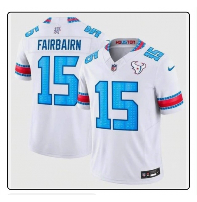 Women's Houston Texans #15 Ka'imi Fairbairn White 2026 F.U.S.E. Rivalries Collection Limited Football Stitched Jersey