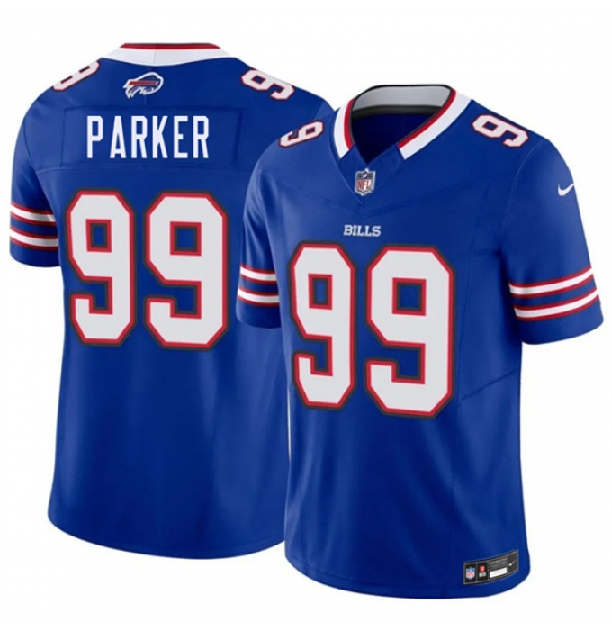 Men's Buffalo Bills #99 T.J. Parker Blue 2026 Draft F.U.S.E. Vapor Untouchable Limited Football Stitched Jersey
